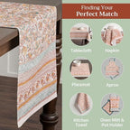 Maison d' Hermine Table Runner 100% Cotton 14.50" x 108" (Double Layer) - Image 6