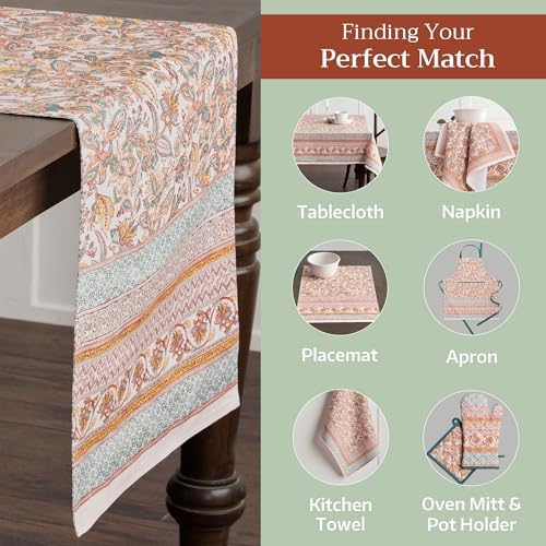 Maison d' Hermine Table Runner 100% Cotton 14.50" x 108" (Double Layer) - Image 6