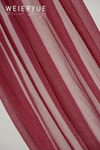 Artificial Wedding Arch Flowers Kit(Pack of 3),2Pcs Artificial Flower Arch Decor,1Pcs Sheer Drape for Wedding Ceremony Arbor for WeddingCeremony (Wine red Memory) - Image 6