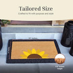 THEODORE MAGNUS Door Mat - Welcome Mat for Front Door with Non-Slip Backing - Durable Spring & Summer Doormat - Perfect for Outside Entrance Matt - Outdoor/Indoor - Golden Glow - 17" x 30" - Image 3