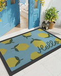 Color&Geometry Outdoor Doormats 32"x60", Yellow- Dirt Trapping, Non-Slip, Durable, Low Profile, Easy Clean, Sturdy Rubber Entry Rug, Front Door Mat for Inside House/Entrance/Entryway by COLORG