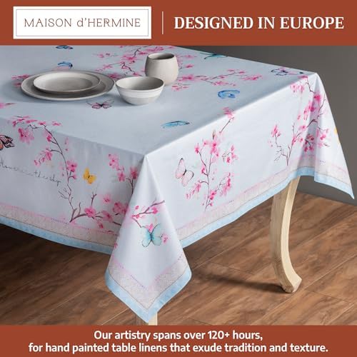 Maison d' Hermine Table Cloth Square Table Reusable 100% Cotton 60"x60" - Image 2