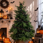 9ft Black Christmas Ball Garland Ornaments, Gothic Christmas Trees Garland - Image 7
