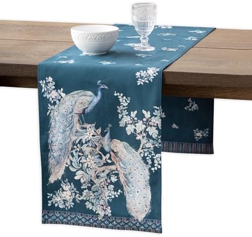 Maison d' Hermine Table Runner 100% Combed Cotton 14.5"x108" (Double Layer) by MaisondHermine