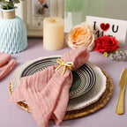 Matte Gold Bow Tie Napkin Rings Set of 24, Satin Gold Finish Napkin Rings - Image 4