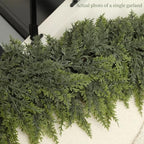 9FT Extra Full Christmas Cedar Garland Artificial Realistic Soft Thick Lush Cedar Pine Garland for Fireplace Mantel Stairs Indoor Outdoor - Image 5