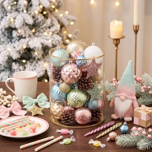 Valery Madelyn 100ct Christmas Tree Decorations Ball Ornaments Set - Image 3