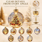 Glowing Christmas Story Ornaments, 9-Piece Light Up Mini Scene Set (Set C) - Image 5