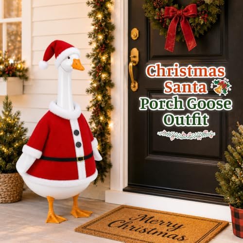 8 Set Porch Goose Outfits, 23 Inch Seasonal Goose Clothes Costume Garden - Image 3