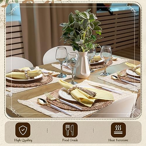 Zhehao 4 Set/12 Pcs Table Decor Set, Farmhouse Table Setting Kit - Image 5