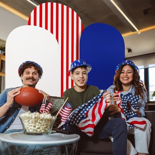 3 Pcs Patriotic Arch Cover Spandex Fitted 4ft 5ft 6ft,Classic - Image 6