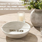 Vanselia Decorative Table Bowl Ceramic Trays Home Room Decor (10" Retro) - Image 3
