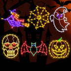 TRWYMZ Halloween Decorations - 16" Halloween Window Silhouette Lights by TRWYMZ