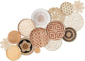 FillTouch 15 Pcs Boho Wall Basket Decor Wicker Woven Hanging Farmhouse by FillTouch