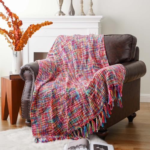 BATTILO Home Multicolor Throw Blanket for Couch, 50"x60" - Image 6