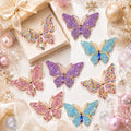 Yuntau 8 Pcs Crystal Christmas Hanging Ornaments, Butterfly by Yuntau