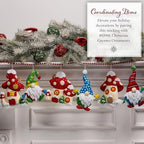 Bucilla Felt Applique 18" Stocking Making Kit, Gnome's Snowy Surprise, Perfect for DIY Arts and Crafts, 89713E - Image 5