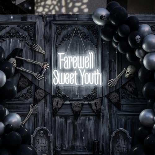 Zhengmy Farewell Sweet Youth Neon Sign, USB Powered Birthday Wall Decor - Image 6