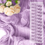 12Pack Lavender Cheesecloth Table Runners 10FT Gauze Table Runner by Unknown