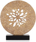 Tree of Life Decorative Sculpture, Round Openwork Tabletop Decor for Cabinet Top, Shelf, Mantel, Console Table, TV Stand and Living Room Home Decor by LINYTHER