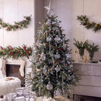 Retisee Crystal Christmas Tree Decor Acrylic Garland, Clear, Ball - Image 3