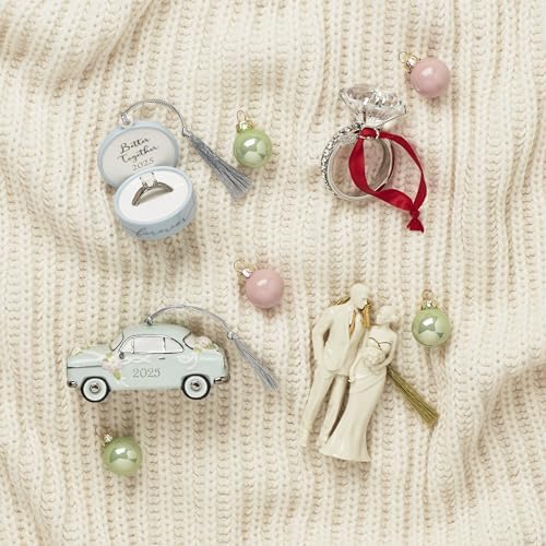 Lenox 2025 Just Married Vintage Car Christmas Hanging Ornament - Image 5