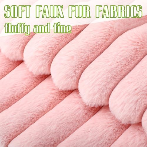 Mixweer 6 Pcs Back to School Faux Fur Plush Throw Pillow Covers 18x18 Inch - Image 5