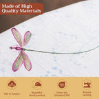 Maison d' Hermine Table Cloth Round Table Reusable 100% Cotton 63" Diameter - Image 3