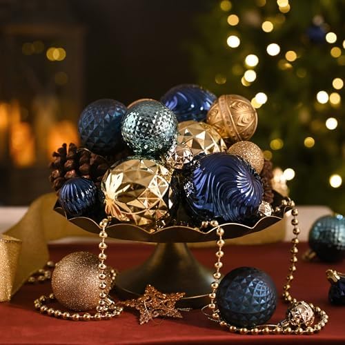Valery Madelyn 100ct Christmas Tree Decorations Variety Ball Ornaments Set - Image 3