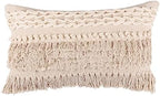 · REDEARTH · Boho Textured Handwoven Throw Pillow Cases - Contructed Frill - Image 4