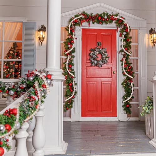 48FT Extra Long Christmas Wood Bead Garland for Mantle (Vintage Wood Beads) - Image 7