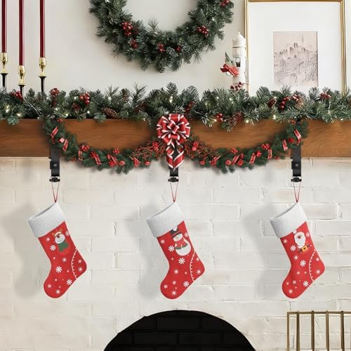 Stocking Hangers for Mantel,Adjustable Christmas Stocking Holder - Image 3