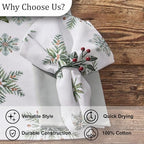 Park Designs Holiday Snowfall Napkin Set of 4 - Image 6