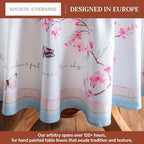 Maison d' Hermine Table Cloth Round Table Reusable 100% Cotton 63" Diameter - Image 2