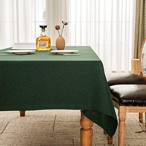 BALCONY & FALCON Rectangle Table Cloth Waterproof Green 57"x118" by BALCONYFALCON