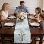 Everlasting Grace Table Runner – Christian Cross Floral Dining Table Décor, Faith-Inspired Christian Home Décor (16x72 Inch, Polyester) - Image 2
