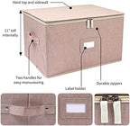 Wine Glass Storage Box, Stemware Storage Containers Cases with Dividers - Image 4