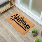 Funny Coir Doormat Alohomora Welcome Front Porch Patio Decor Doormat for The Entrance Way Indoor% Outdoor Personalized Rug with Heavy-Duty Non Slip Outdoor Coconut Coir Doormat 23.6 x 15.7inch - Image 2