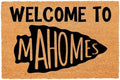 Funny Coir Doormat Welcome to Front Door Entryway Outdoor with Heavy Duty Porch Natural Coconut Brown House Warming Novelty Gift 23.7x15.7 Inch by FNDMCTPS