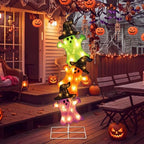 Halloween Ghost Lights 42 Inch H Pre-lit Lighted Ghost Witch Hats Decor - Image 5