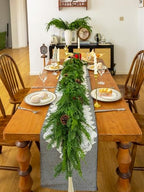 6FT Christmas Garland,Cedar Garland with Pine Cones,Artificial Pine Garland - Image 3