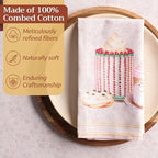 Maison d' Hermine Cloth Napkins Set of 4 100% Combed Cotton (20" x 20") - Image 4