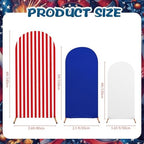 3 Pcs Patriotic Arch Cover Spandex Fitted 4ft 5ft 6ft,Classic - Image 2