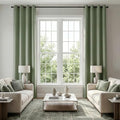 KOUFALL Green Curtains 108 Inches Long,Boho Room Darkening Thermal Blackout Drapes for Bedroom,2 Panel Set,Sage by KOUFALL