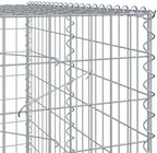 vidaXL Gabion Basket with Cover 334.6"x39.4"x78.7" Galvanized Iron - Image 6