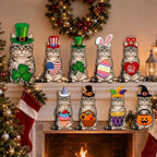 Wooden Tabletop Animal Decor Magnetic Interchangeable Seasonal (A) - Image 7