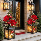 8PCS Large Christmas Magnolia Flowers for Christmas Tree Wreath - Image 5