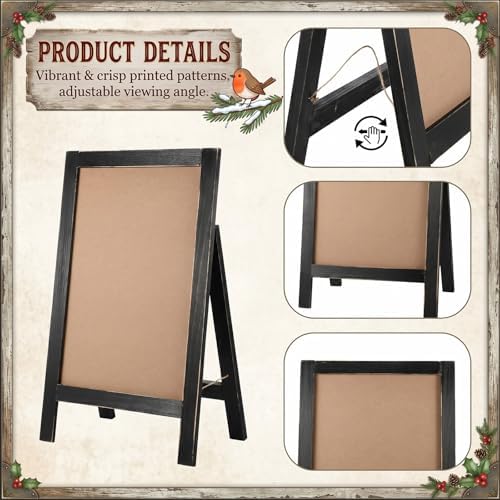 AceOrbit 13 Pcs Interchangeable Seasonal Welcome Sign for Front Porch Decor - Image 3