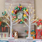 2 Pack 2FT Lighted Birch Tree with Timer for Christmas Decorations Indoor - Image 4
