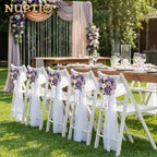 NUPTIO Artificial Flower Ball Centerpieces: Lilac & Purple & Pink Rose - Image 5